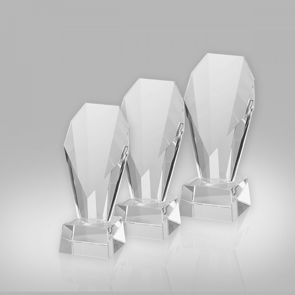 Kristály díj díszdobozban