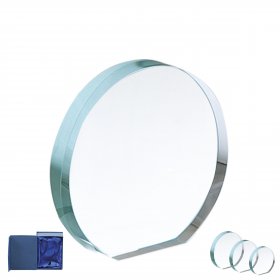 Üveg díj díszdobozzal