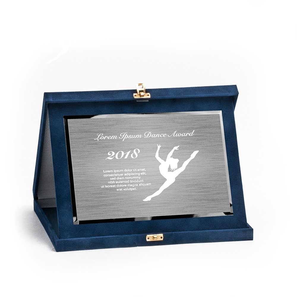 Kék plüss plakett kombináció