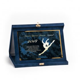 Kék plüss plakett kombináció