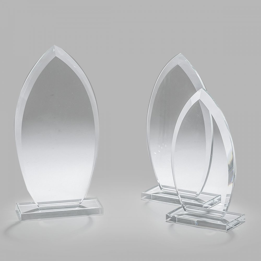 Kristály díj díszdobozban