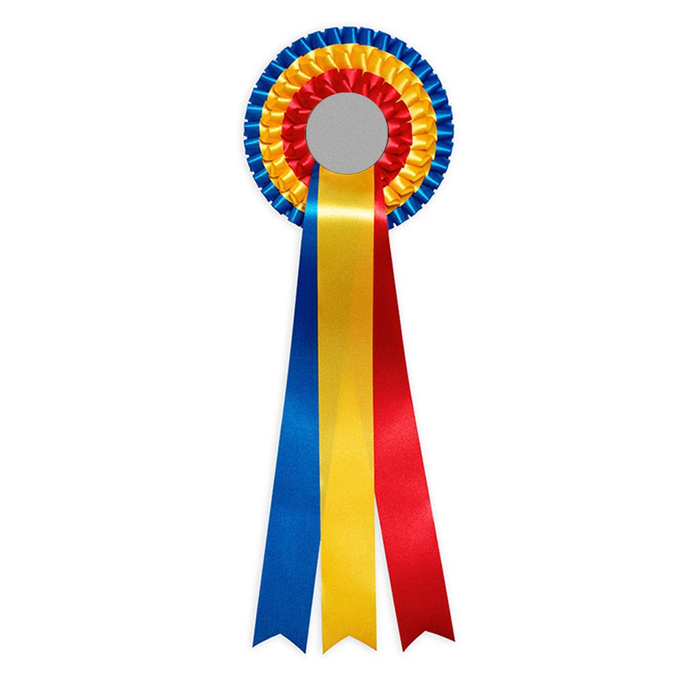 Kék-sárga-piros rozetta