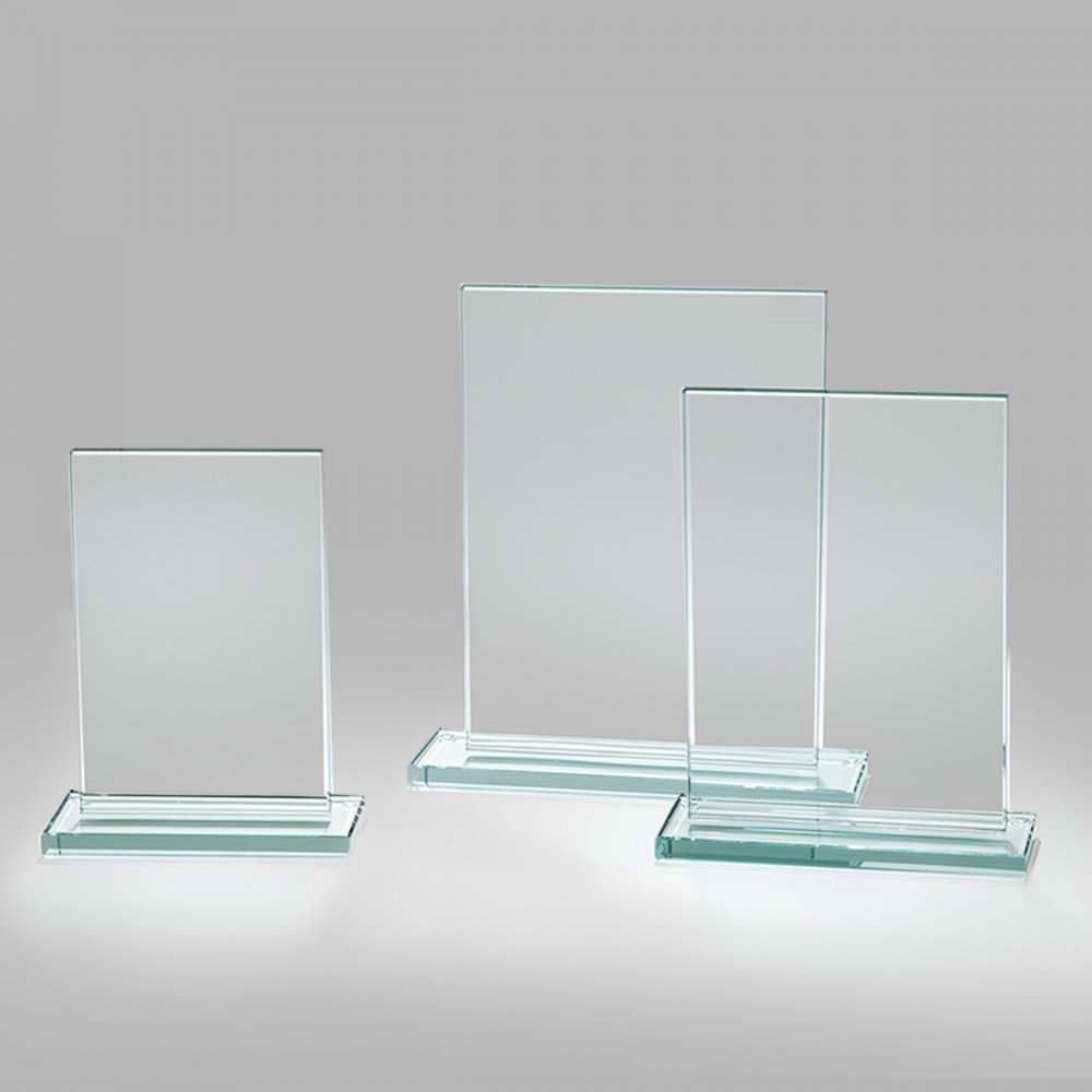 Üveg díj díszdobozban