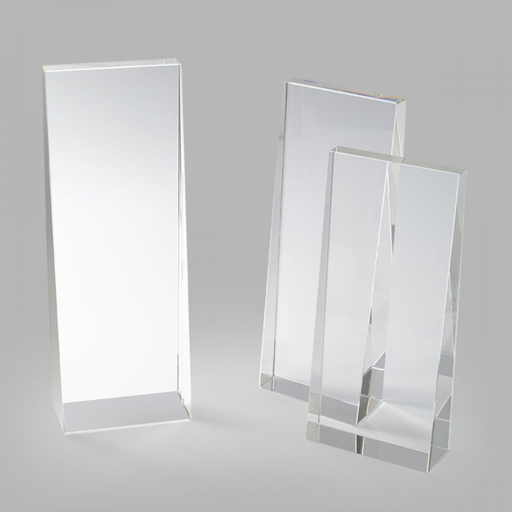 Kristály díj díszdobozzal