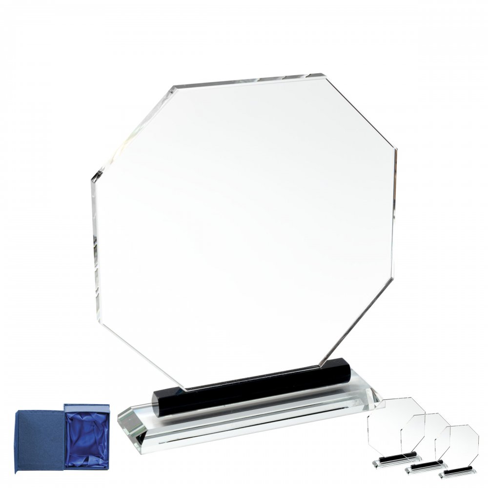 Kristály díj díszdobozban