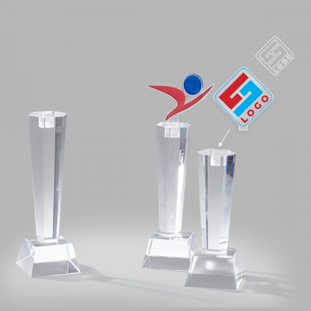 Kristály díj díszdobozban