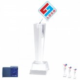             Kristály díj díszdobozban
        