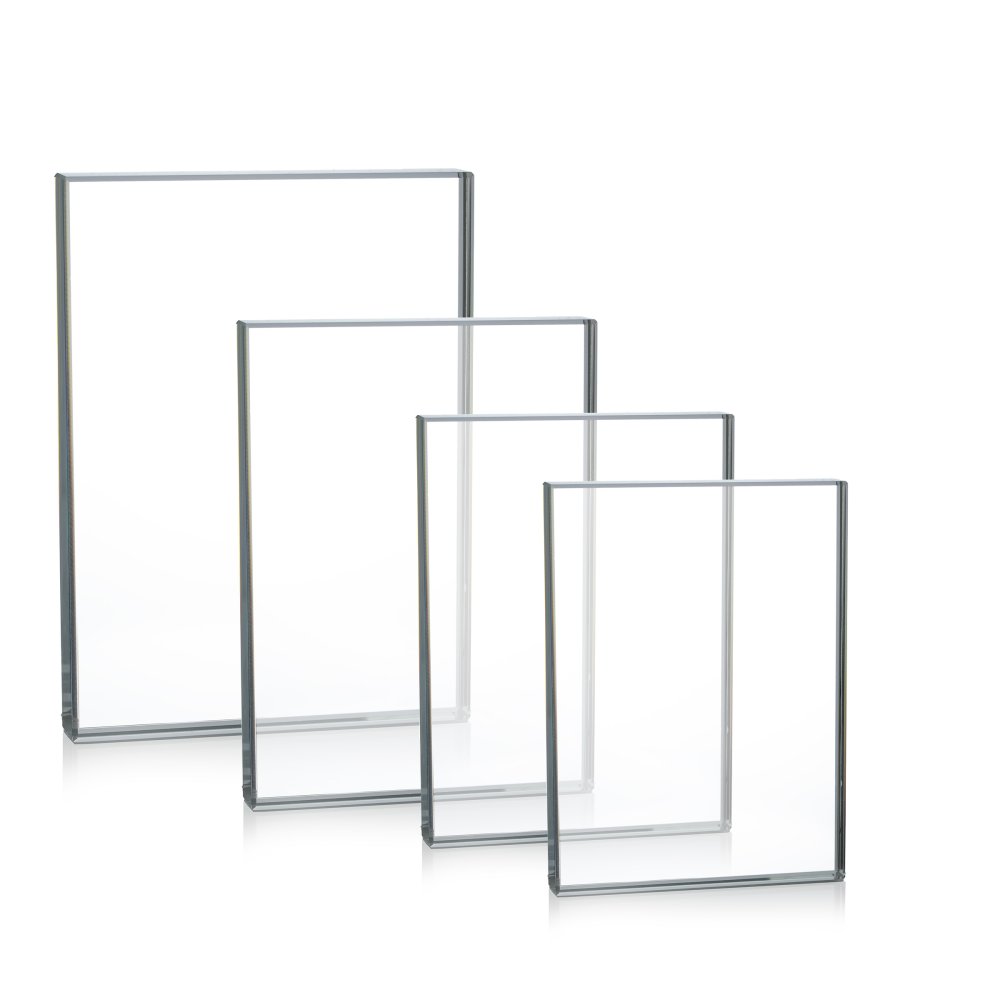 Kristály díj díszdobozzal