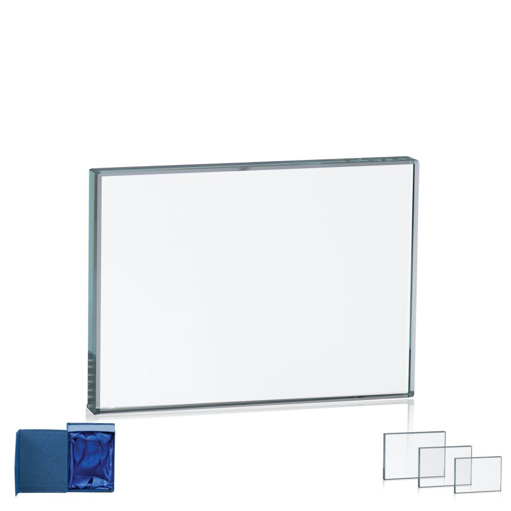 Kristály díj díszdobozzal