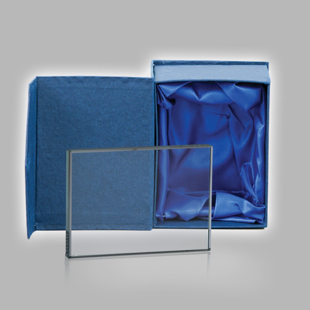 Kristály díj díszdobozzal