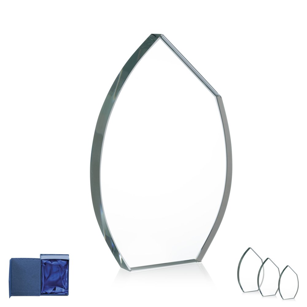 Kristály díj díszdobozzal