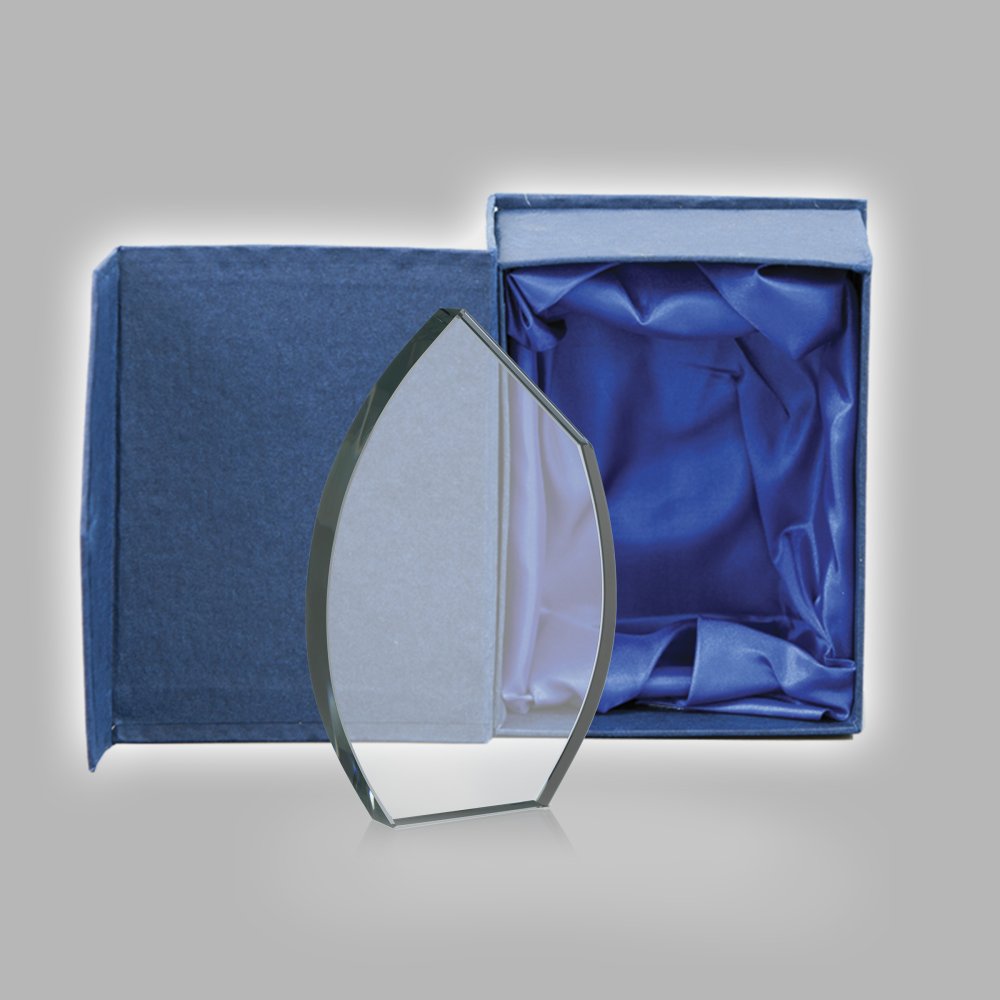 Kristály díj díszdobozzal