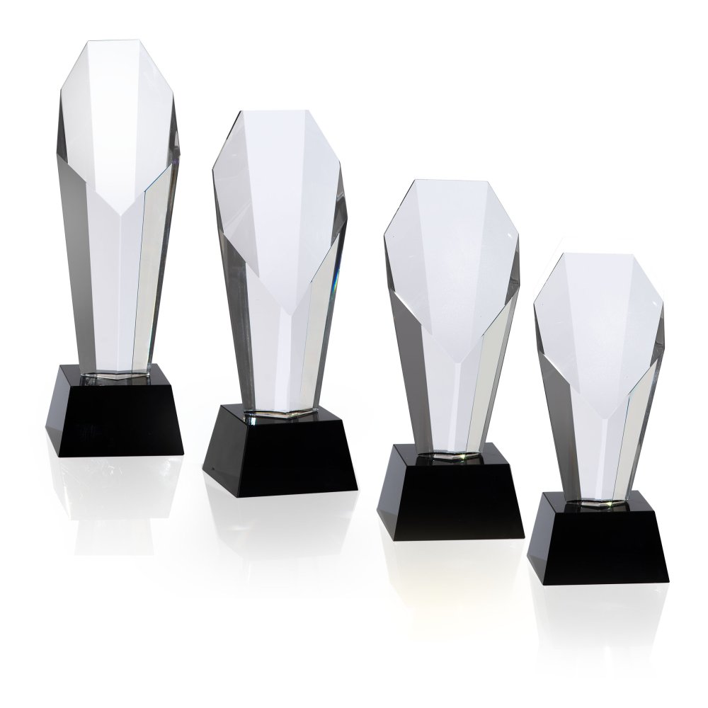 Kristály díj díszdobozban