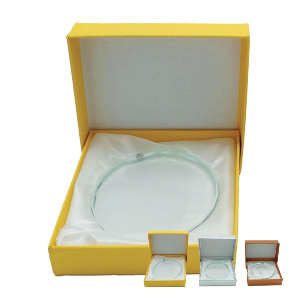 Kristály érem díszdobozban