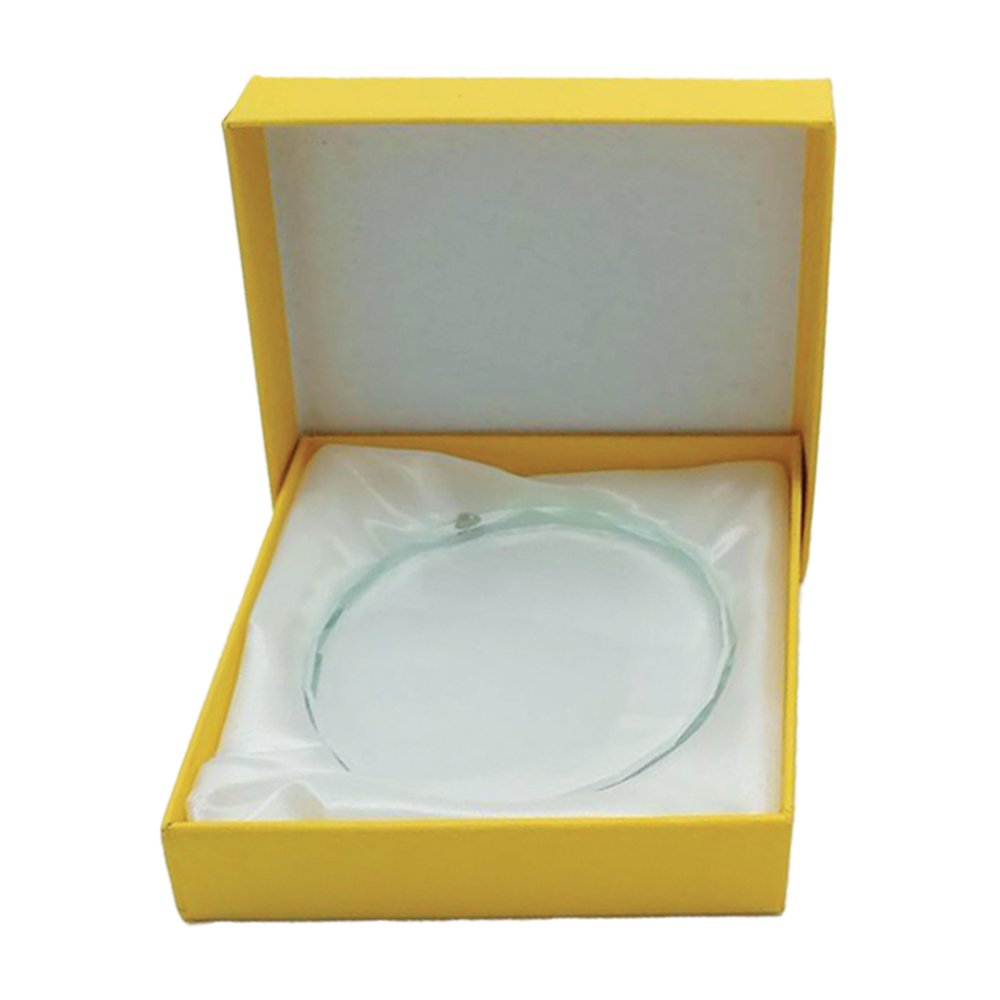 Kristály érem díszdobozban