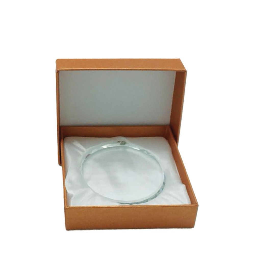 Kristály érem díszdobozban