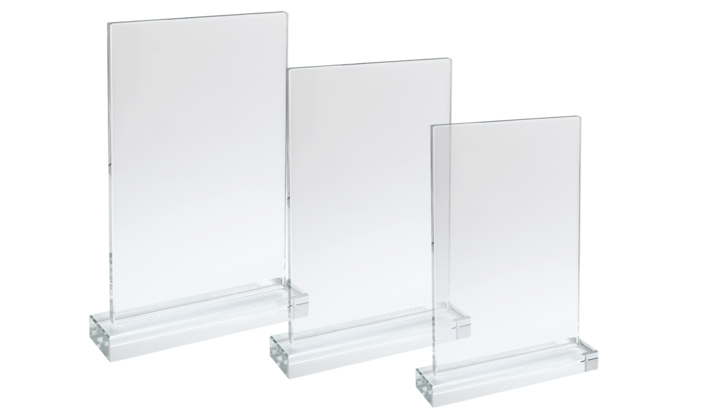 Kristály díj díszdobozzal